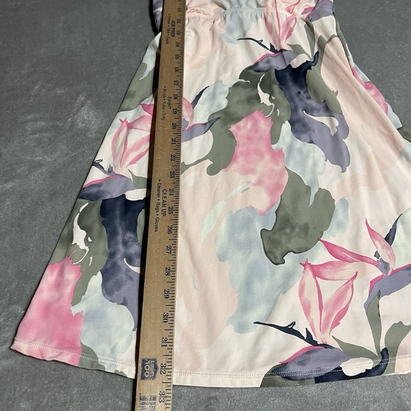 Carve Designs Paradise La Jolla Dress Womens Small‎ Pink Tropical Racerback - Picture 2 of 5